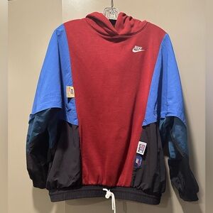 Nike hoodie/windbreaker hybrid